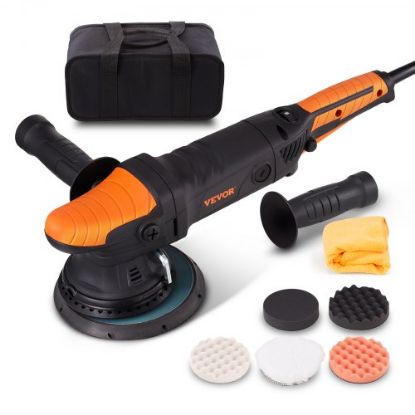 Picture of VEVOR Car Polisher Buffer Cordless Dual Action Polishing Machine 6" 2PCS Battery