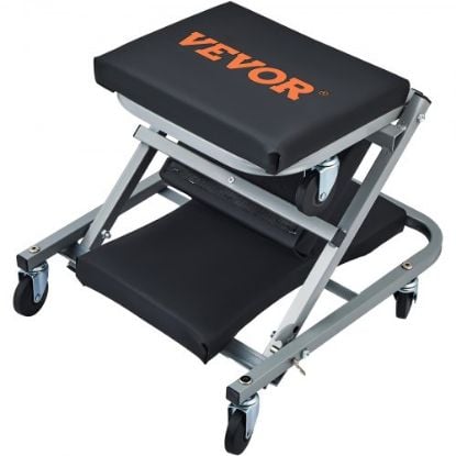 Picture of VEVOR 2 in 1 Z Creeper Seat Rolling Chair Auto Mechanics Shop Garage Work Stool