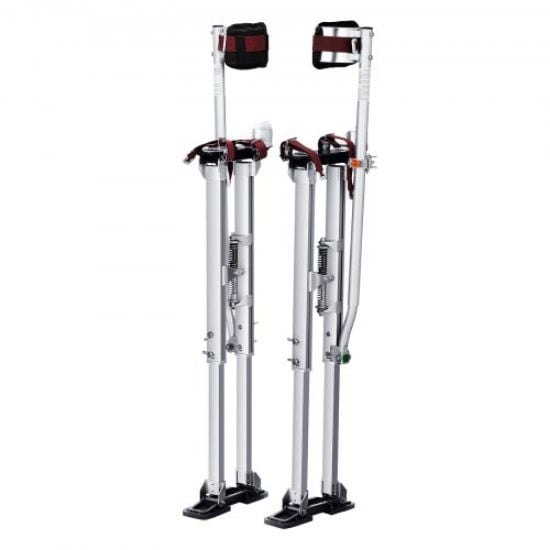 Picture of VEVOR Drywall Stilts, 36''-50'' Adjustable Aluminum Tool Stilts with Protective Knee Pads, Durable and Non-slip Work Stilts for Sheetrock Painting, Walking, Taping, Silver