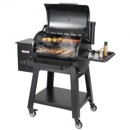 Picture of VEVOR 53" Heavy Duty Charcoal Grill BBQ Portable Grill with Cart Outdoor Cooking