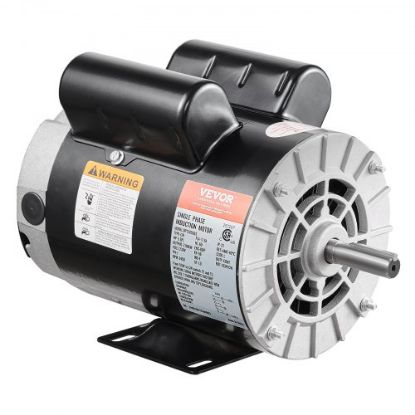 Picture of VEVOR 7.5HP Air Compressor Motor, 230V 30 Amps Electric Motor, 3450RPM 184T Frame, 1-1/8" Keyed Shaft, 2.75" Shaft Length for Air Compressors, CW/CCW Rotation