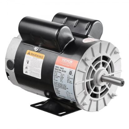 Picture of VEVOR 5HP Air Compressor Motor, 230V 22 Amps Electric Motor, 3450RPM 56HZ Frame, 7/8" Keyed Shaft, 2.25" Shaft Length for Air Compressors, CW/CCW Rotation