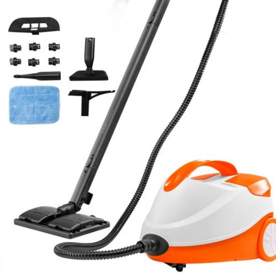 Picture of VEVOR Steam Cleaner for Home Use, Portable Steam Cleaner with 45oz Tank, 20 Accessories and 16.4ft Power Cord, Steamer for Deep Cleaning Floors, Windows, Grout, Grills, Cars, and More