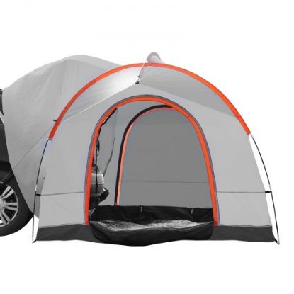 Picture of VEVOR SUV Camping Tent, 8'-8' SUV Tent Attachment for Camping with Rain Layer and Carry Bag, PU2000mm Double Layer Truck Tent, Accommodate 6-8 Person, Rear Tent for Van Hatch Tailgate