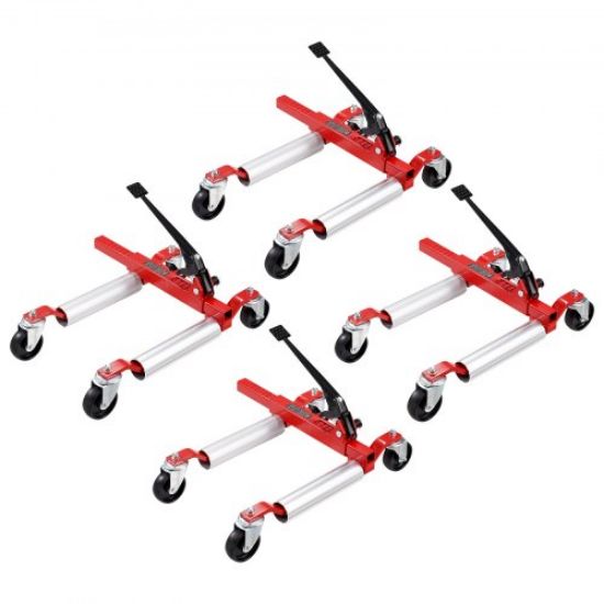 Picture of VEVOR Wheel Dolly, 6000 lbs/2722 kg Car Moving Dolly, Wheel Dolly Car Tire Stake Set of 4 Piece, Heavy-duty Car Tire Dolly Cart Moving Cars, Trucks, Trailers, Motorcycles, and Boats