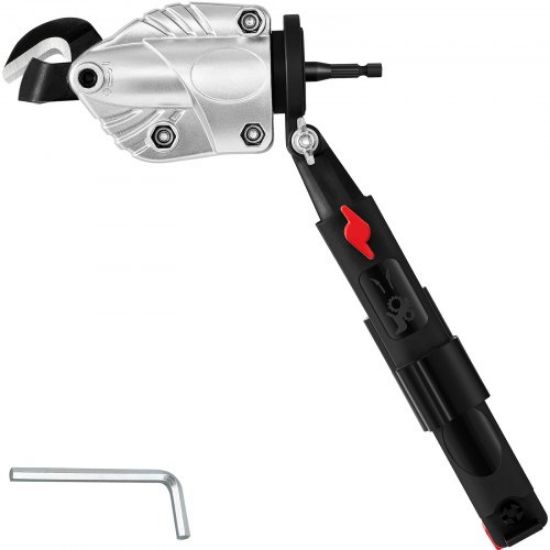 Picture of VEVOR Board Cutter Drill Attachment, Board Shears Attachment, with 360 Degree Pivoting Head, Cut Max. 0.47" Plasterboard and 0.5" Fiber Cement, Applicable with Most 1500-3000RPM Electric Drill