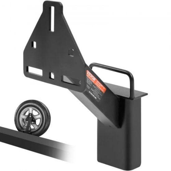 Picture of VEVOR Spare Tire Carrier, Trailer Spare Tire Mount, 160 lbs Capacity, Utility Trailer Accessories Fits Most 4 & 5 & 6 & 8 Lugs Wheels on 4", 4.25", 4.5", 4.75", 5", 5.5", 6", 6.5" Bolt Patterns