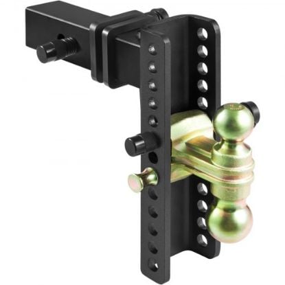 Picture of VEVOR 3 Point Hitch Receiver, 2" Receiver Trailer Hitch Category 1 Tractor Tow Drawbar Adapter with Pins, Compatible with Kubota, Mahindra, Yanmar, Ford, John Deere, Massey Ferguson