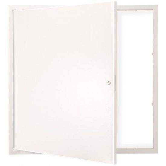 Picture of VEVOR Access Panel for Drywall & Ceiling, 24 x 24 Inch Plumbing Access Panels, Reinforced Access Door, Heavy-Duty Steel Wall Hole Cover, Easy Install Removable Hinged Panel for Wiring & Cables, Silver