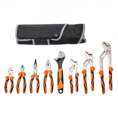 Picture of VEVOR 4-Piece Snap Ring Pliers Set, 0.07" Tip Diameter, High Carbon Steel Straight and Bent Jaw, Heavy Duty Internal and External Circlip Pliers Kit, with Portable Tool Bag, For Ring Remover Retaining