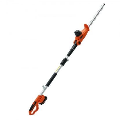 Picture of VEVOR 20V Cordless Hedge Trimmer, 18 inch Double-edged Steel Blade, Hedge Trimmer Kit 20V Battery, Fast Charger, and Blade Cover Included, 180° Rotating Head