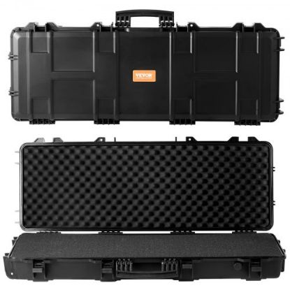 Picture of VEVOR Tactical Range Case, Outdoor Tactical Hard Case with 3 Layers Fully-protective Foams, 42 inch lockable Hard Tactical Range Case with Wheels, IP67 Waterproof & Crushproof