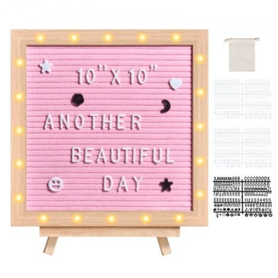 Picture of VEVOR LED Message Writing Board, 16"x12" Illuminated Erasable Lighted Chalkboard, Neon Effect Menu Sign Board, Drawing Board with 8 Fluorescent Chalk Markers and Remote Control, for Home Wedding Shop