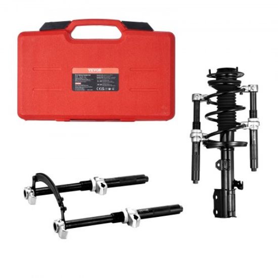 Picture of VEVOR Coil Spring Compressor Tool, 2 pcs Heavy Duty Macpherson Strut Spring Compressor Set, 2646 lbs Strut Spring Compressor with Safety Bracket and Carrying Case, for Car Truck ATV UTV