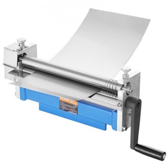 Picture of VEVOR Slip Roll Machine, 24 inches Forming Width in 16 Gauge Capacity, Sheet Metal Slip Roller Rolling Bending Machine, with 2 Detachable Rollers for Low Carbon Steel Copper Sheet Aluminum Alloy Sheet