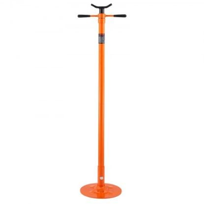 Picture of VEVOR Underhoist Stand, 3/4 Ton Capacity Pole Jack, Heavy Duty Jack Stand, Car Support Jack Lifting from 43.3" to 70.9", Triangular Base, Two Wheels, Easy Adjustment, Automotive Support