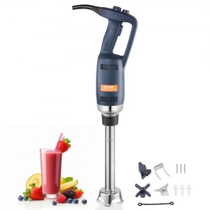 Picture of VEVOR Commercial Immersion Blender, 500 Watt Heavy Duty Hand Mixer, Variable Speed Kitchen Stick Mixer with 304 Stainless Steel Blade, Multi-Purpose Portable Mixer for Soup, Smoothie, Puree, Baby Food