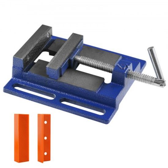 Picture of VEVOR Woodworking Vise, 13 inch Woodworking Bench Vise, Heavy-duty Cast Iron Vice for Workbench 10.6" Jaw Width, with Quick Release Lever for Woodworking, Cutting, and Drilling