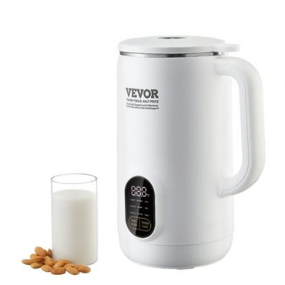 Picture of VEVOR Nut Milk Maker 8-in-1 Soy Milk Maker 8-Leaf Blades 600ML 2-18 Hours Timer