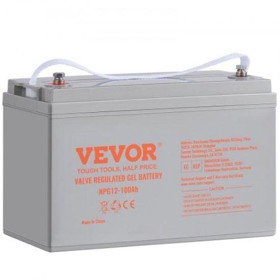 Picture of VEVOR Deep Cycle Battery, 12V 40AH, AGM Marine Rechargeable Battery, High Self-Discharge Rate 400A Discharge Current for Mobility Scooters Electric Wheelchairs Go-Karts e-Bikes, Tested to UL Standards