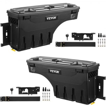 Picture of VEVOR Truck Bed Storage Tool Box Lockable for Tundra 2007-2021 Left and Right