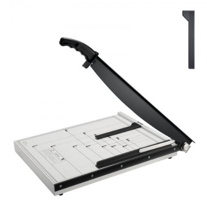 Picture of VEVOR Paper Cutter, Guillotine Trimmer, 18" Cut Length, 20 Sheets Capacity, Heavy Duty Guillotine Paper Cutter with Guard Rail/Blade Lock for Cardstock/Cardboard, Paper Trimmer for Home Office School