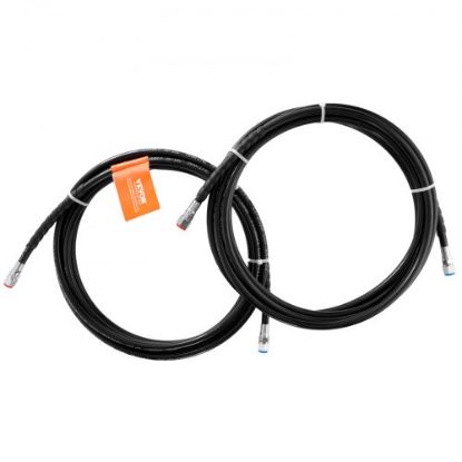 Picture of VEVOR Outboard Hose Kit, 20 ft Hydraulic Steering Hose, 2-Piece Leak-Proof TPEE Hydraulic Boat Hoses, Compatible with Marine Hydraulic Outboard Steering Boat System up to 300 HP