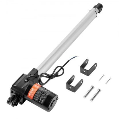 Picture of VEVOR 12V Linear Actuator - 6 Inch Stroke, High Load Capacity 330lbs with Mounting Bracket and IP54 Protection