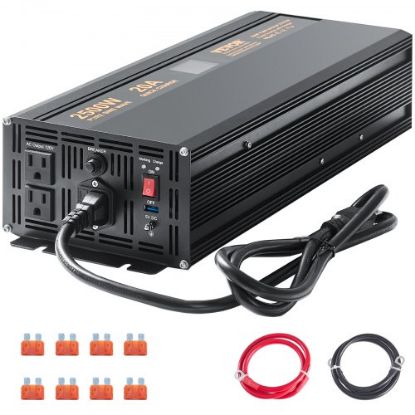 Picture of VEVOR 2000W Sump Pump Battery Backup System, LCD Display, Auto Switches to Battery Inverter Power for Continuous Sump Pump Operation, Sump Pump Battery Backup Inverter for Emergency and Power Outage