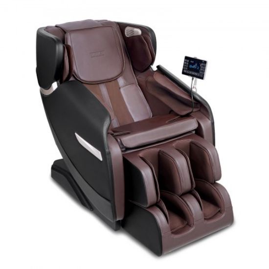 Picture of VEVOR Massage Chair with Flexible SL-Track, Full Body Zero Gravity Recliner, 10-18 Auto Modes, 3D Shiatsu, Heating, Bluetooth Speaker, Airbag, Foot Roller, and Touch Screen