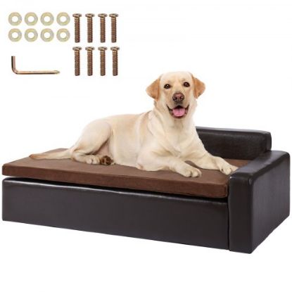 Picture of VEVOR Pet Sofa Dog Couch for Medium-Sized Dogs and Cats Dog Sofa Bed 81 lbs