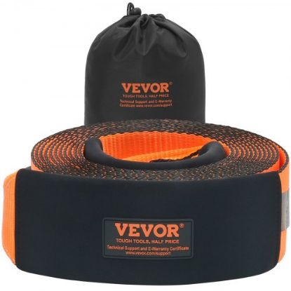 Picture of VEVOR 7/8" x 20' Kinetic Recovery Tow Rope 30,580 lbs, Heavy-Duty Off Road Snatch Strap, Extreme Duty 30% Elasticity Energy Snatch Strap for Jeep Car Truck ATV UTV SUV Tractor