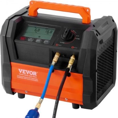 Picture of VEVOR Refrigerant Recovery Machine, 1 HP Dual Cylinder Portable AC Recovery Machine with 3000rpm Brushless Motor, Freon Refrigerant Recycling Tool for Automotive, Air Condition, Household HVAC