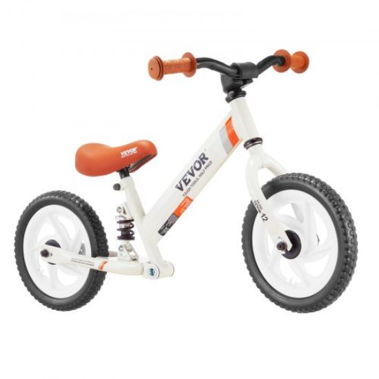 Picture of VEVOR Toddler Balance Bike, 12" Lightweight Aluminum Alloy Kids Bike with Adjustable Seat & Handlebar, EVA Foam Tires, No Pedal Kids Balance Bicycle Gift for 1-5 Years Boys Girls, 55LBS Support