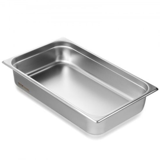 Picture of VEVOR 8 Pack Hotel Pans, 1/3 Size Anti-Jam Steam Pan with Lid, 0.8mm Thick Stainless Steel Steam Table Pan, 6-Inch Deep Commercial Table Pan, Catering Storage Food Pan, for Industrial & Scientific