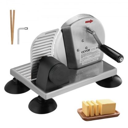 Picture of VEVOR Cheese Cutter with Wire Cheeser Butter Cutting 0.39" & 0.78" Cheese Slicer