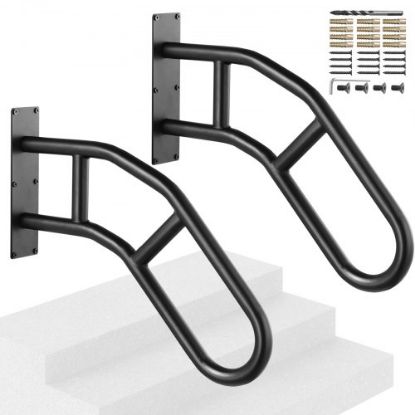 Picture of VEVOR 2 PCS Handrails for Outdoor Steps 29" Wall Mount Railings for 1-3 Steps