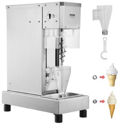 Picture of VEVOR Ice Cream Blender 400W  Ice Cream Mixer Stir Machine 304 Stainless Steel