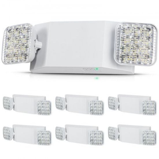 Picture of VEVOR 6 PCs Commercial Emergency Light LED Exit Lighting Fixtures Backup Battery