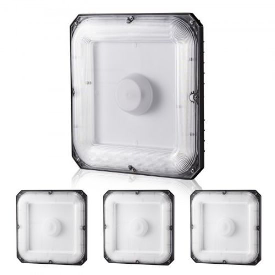 Picture of VEVOR 4 Pack LED Canopy Lights 80W 8800LM 5000K Daylight Outdoor Canopy Lighting