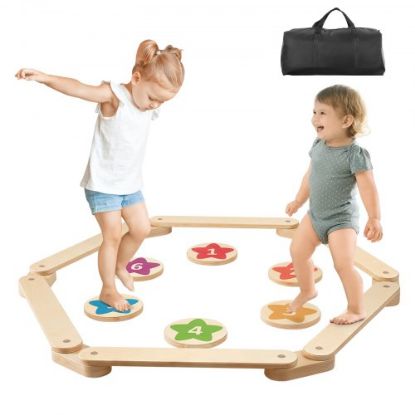 Picture of VEVOR Kids Balance Beam Stepping Stones Gymnastics Children Balance Board 3 PCS