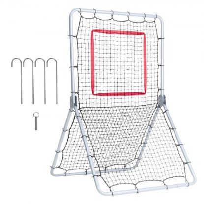 Picture of VEVOR Baseball And Softball Rebounder Net 4x5.5 ft PitchBack All Angle Fielding