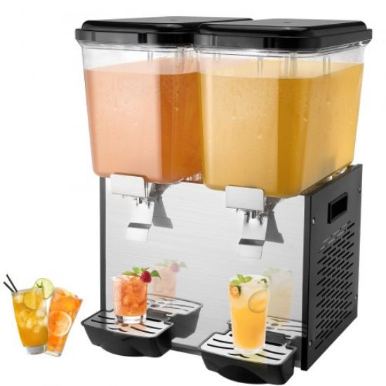 Picture of VEVOR Commercial Beverage Dispenser 18L x 3 Tanks Cold Juice Ice Drink Dispenser