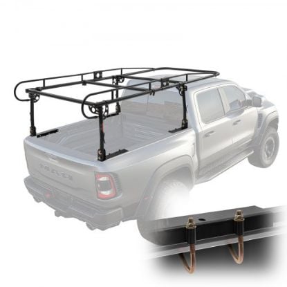 Picture of VEVOR Truck Rack Pick up Ladder Rack 1000lbs Capacity 43.3"-63" Width for Lumber