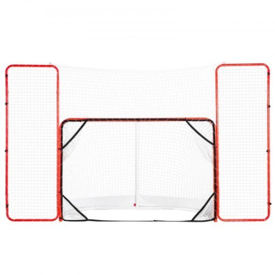 Picture of VEVOR Hockey Goal with Backstop and Targets Street Outdoor Steel Hockey Net 72"