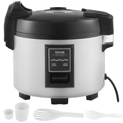 Picture of VEVOR Commercial Rice Cooker 40-Cup Non-Stick Pot 8L 24H Keep Warm Restaurant