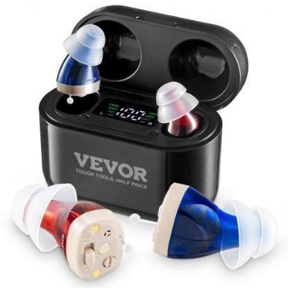 Picture of VEVOR Hearing Aids for Senior Rechargeable Hearing Amplifiers & 8 Pair Ear Domes