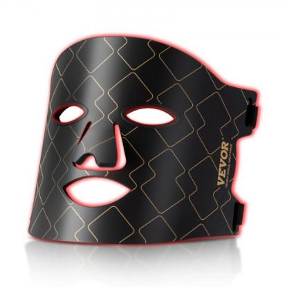 Picture of VEVOR Red Light Therapy Mask 7-Color LED Face Mask Light Therapy with 850nm NIR