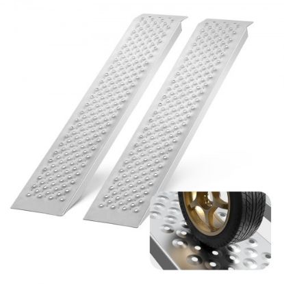 Picture of VEVOR 72" x 15" Aluminum Ramps 6000 LBS Capacity Loading Ramps 2PCS