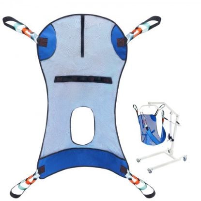 Picture of VEVOR Universal Full Body Patient Lift Sling M-Size Patient Lift Medical Aid Sling